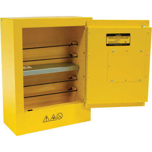 Armoire de s&eacute;curit&eacute; miniature pour produits inflammables, 2 gal., 1 Porte(s), 17" La x 22" h x 8" p Distribution Élite MP