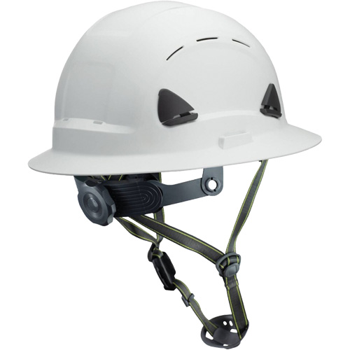 Fibre Metal Climbing Style Helmet with Full Brim, Meets CSA Type 2, Ratchet Suspension, Vented Distribution Élite MP