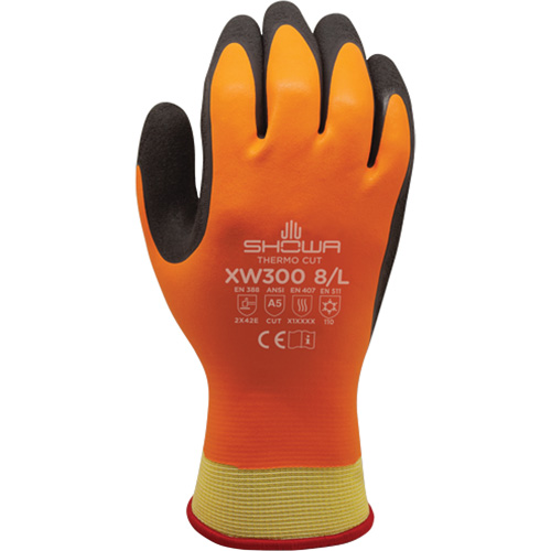 Gants r&eacute;sistants &agrave; la coupe et au froid XW300 , 7/Moyen, R&ecirc;vetement Latex de caoutchouc, Enveloppe en Kevlar Distribution Élite MP