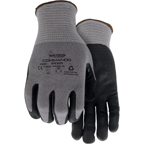 Gants r&eacute;sistant &agrave; la coupe 338 Commando, Taille Petit, Calibre 18, Rev&ecirc;tement Mousse de nitrile, Enveloppe en PEHP/Polyester/Spandex/Acier inoxydable, ASTM ANSI niveau A8/EN 388 niveau F Distribution Élite MP