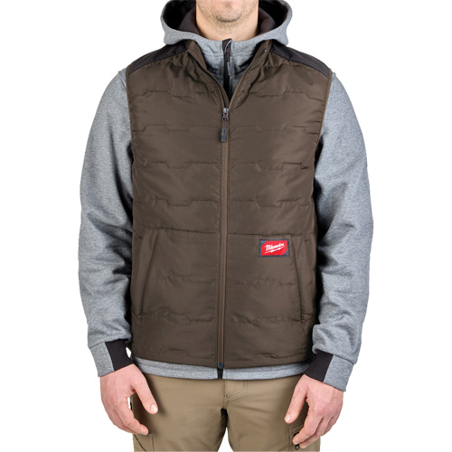 Veste l&eacute;g&egrave;re et isol&eacute;e FREEFLEX, Hommes, Petit, Brun Distribution Élite MP