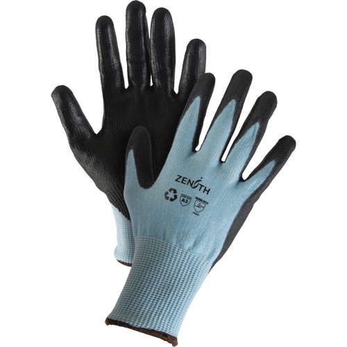 Eco-Friendly Stretch Cut-Resistant Gloves, Size 11, 13 Gauge, Polyurethane Coated, HPPE/RPET Shell, ASTM ANSI Level A3 Distribution Élite MP