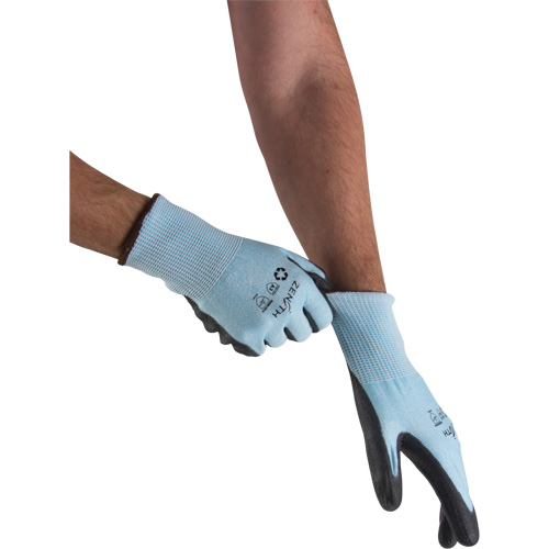 Eco-Friendly Stretch Cut-Resistant Gloves, Size 11, 13 Gauge, Polyurethane Coated, HPPE/RPET Shell, ASTM ANSI Level A3 Distribution Élite MP