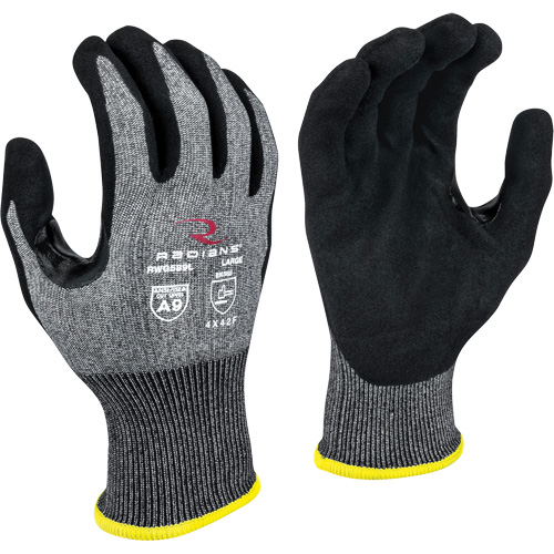 Gants enduits r&eacute;sistants &agrave; la coupe RWG589, Taille 2T-Grand, Calibre 18, Rev&ecirc;tement Mousse de nitrile, Enveloppe en PEHP, ASTM ANSI niveau A9/EN 388 niveau F Distribution Élite MP