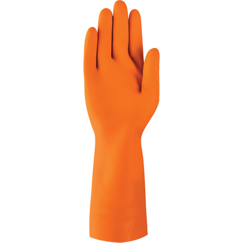 Gants robustes r&eacute;sistants aux produits chimiques AlphaTec 87-208, Taille 7, 12,8" lo, Latex de caoutchouc, Doublure en Coton/Ouat&eacute;e, 29,5 mils Distribution Élite MP