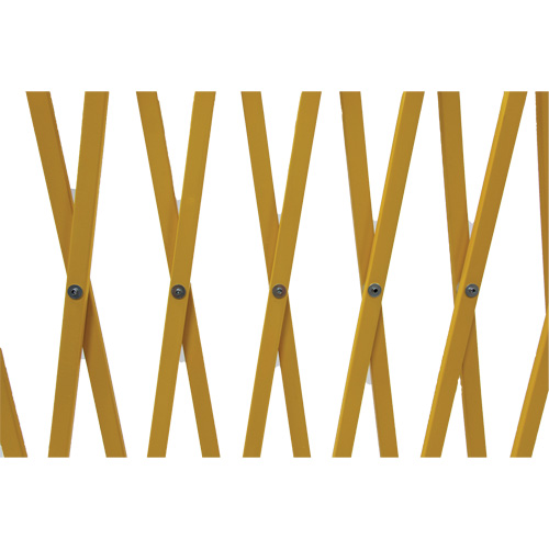 Barri&egrave;re extensible, 84" h x 20' lo, Jaune Distribution Élite MP