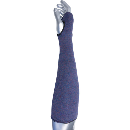 Kut Gard&reg; ECO Series 2-Ply ASP Sleeve with Thumb Hole, Aramid, 14", ASTM ANSI Level A3, Purple Distribution Élite MP