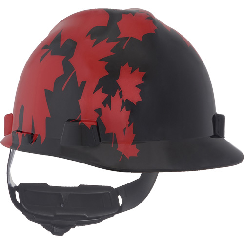 Specialty V-Gard&reg; Hard Hat, Ratchet Suspension, Black/Red Distribution Élite MP