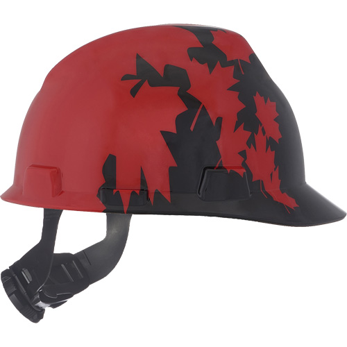Specialty V-Gard&reg; Hard Hat, Ratchet Suspension, Black/Red Distribution Élite MP