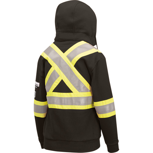 Heavyweight Safety Hoodie, Women's, X-Small, Black Distribution Élite MP