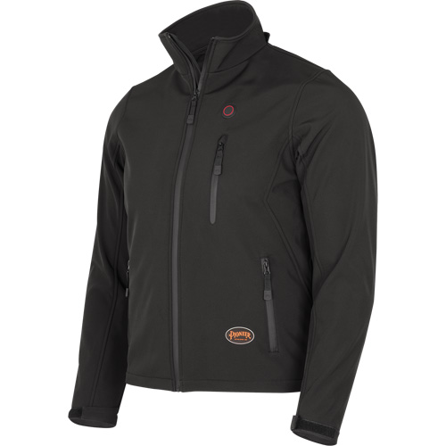 Heated Soft-Shell Jacket, Men's, Small, Black Distribution Élite MP