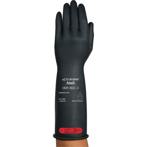 Gants &eacute;lectriques isol&eacute;s ultra l&eacute;gers ActivArmr RIG R014BUL, ASTM classe 0, Taille 10, 14" lo Distribution Élite MP