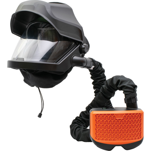 PEAKAIR MAXSHIELD avec devant rabattable & ensemble de souffleur ADF X90VX, Respirateur &agrave; masque, Pile Lithium-ion Distribution Élite MP
