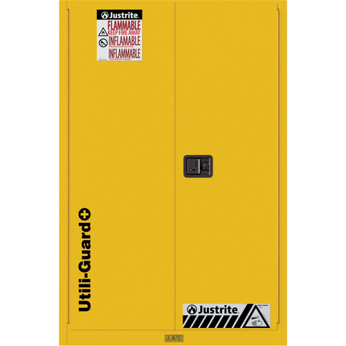 Armoire de s&eacute;curit&eacute; pour produits inflammables Utili-Guard+, 90 gal., 2 Porte(s), 43" La x 65" h x 37" p Distribution Élite MP