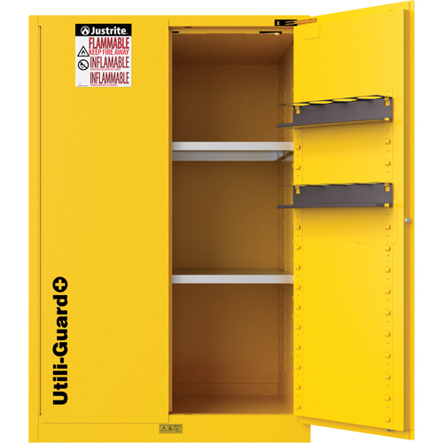 Armoire de s&eacute;curit&eacute; pour produits inflammables Utili-Guard+, 90 gal., 2 Porte(s), 43" La x 65" h x 37" p Distribution Élite MP