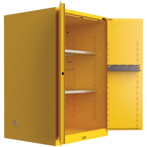 Armoire de s&eacute;curit&eacute; pour produits inflammables Utili-Guard+, 90 gal., 2 Porte(s), 43" La x 65" h x 37" p Distribution Élite MP