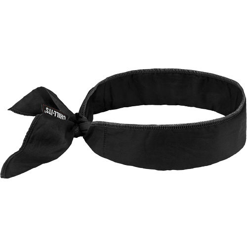 Bandeau de refroidissement Chill-Its 6702 avec polym&egrave;res int&eacute;gr&eacute;s et fermeture &agrave; nouer, Noir Distribution Élite MP