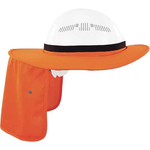 Visi&egrave;re universelle avec protection de la nuque pour casque de s&eacute;curit&eacute; Chill-Its 6661, Orange haute visibilit&eacute; Distribution Élite MP