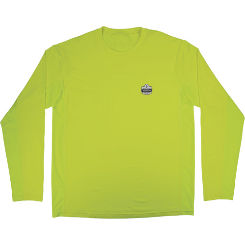 Chemise de refroidissement &agrave; manches longues avec protection solaire et UV Chill-Its 6689, Jaune lime haute visibilit&eacute;, Petit Distribution Élite MP