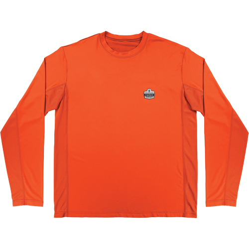 Chemise de refroidissement &agrave; manches longues avec protection solaire et UV Chill-Its 6689, Orange, Petit Distribution Élite MP
