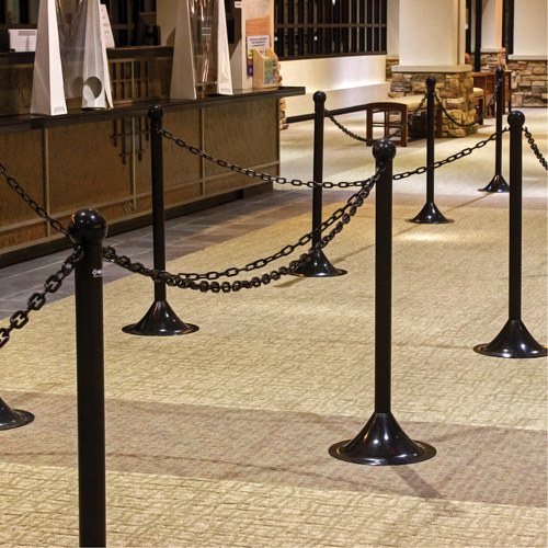 Chaîne de barri&egrave;re en plastique, Vert Distribution Élite MP