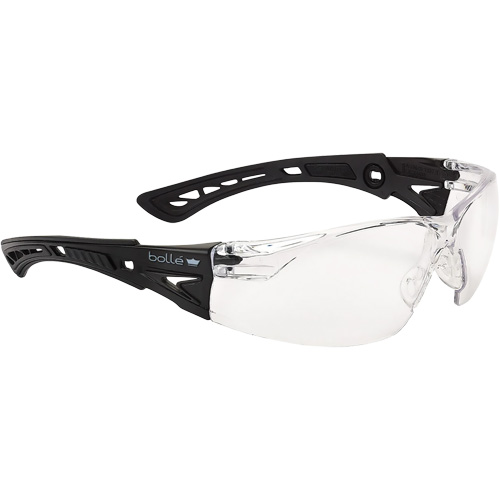 Rush+ Small BSSI Safety Glasses, Clear Lens, Anti-Fog/Anti-Scratch, ANSI Z87+ Distribution Élite MP