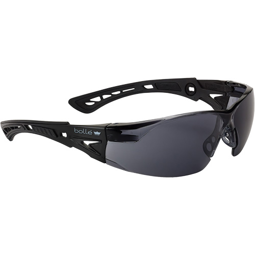 Rush+ Small BSSI Safety Glasses, Smoke/Grey Lens, Anti-Fog/Anti-Scratch, ANSI Z87+ Distribution Élite MP