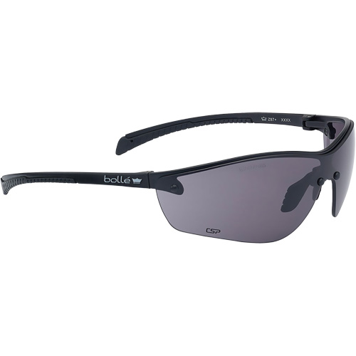 Silium+ BSSI Safety Glasses, Smoke/Grey Lens, Anti-Fog/Anti-Scratch, ANSI Z87+ Distribution Élite MP