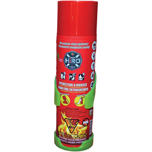 Extincteur Hero 911 sans PFAS, ACK, Capacit&eacute; 500 ml Distribution Élite MP