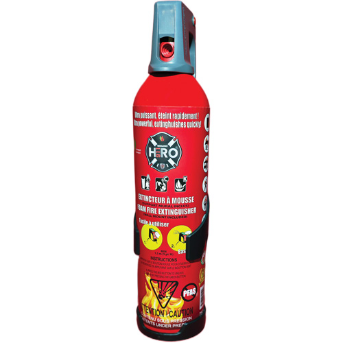 Extincteur Hero 911 sans PFAS, ACK, Capacit&eacute; 750 ml Distribution Élite MP