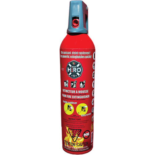 Extincteur Hero 911 sans PFAS, ACK, Capacit&eacute; 750 ml Distribution Élite MP