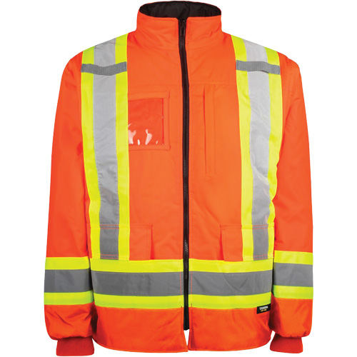 High-Visibility 7-in-1 Jacket, Polyester, High Visibility Orange, Medium Distribution Élite MP