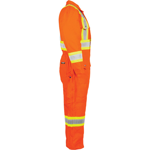 High-Visibility Lined Canvas Overalls, Small, High Visibility Orange Distribution Élite MP