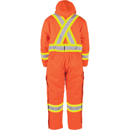 High-Visibility Lined Canvas Overalls, Small, High Visibility Orange Distribution Élite MP