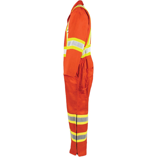 High-Visibility Unlined Coveralls, 5X-Large, High Visibility Orange Distribution Élite MP