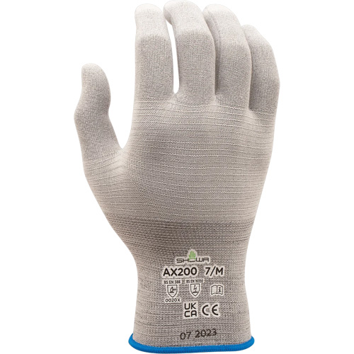 AX200 ESD Gloves, Nylon, 18 Gauge, 7/Medium Distribution Élite MP