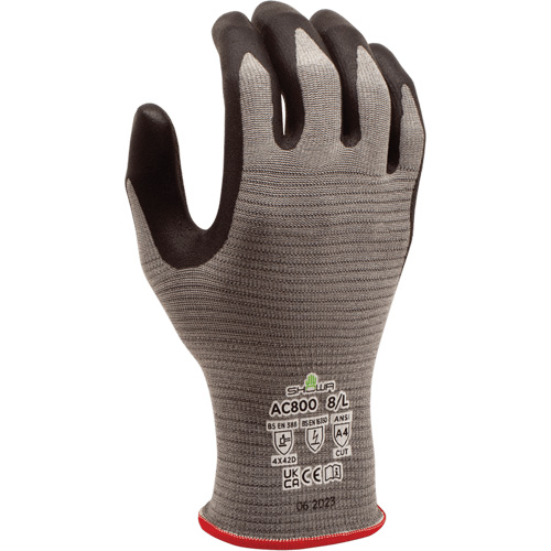 Gants DURACoil Alpha AC800 ESD, Taille 6/Petit, Calibre 18, Rev&ecirc;tement Nitrile micromousse, Enveloppe en PEHP, ASTM ANSI niveau A4/EN 388 niveau D Distribution Élite MP