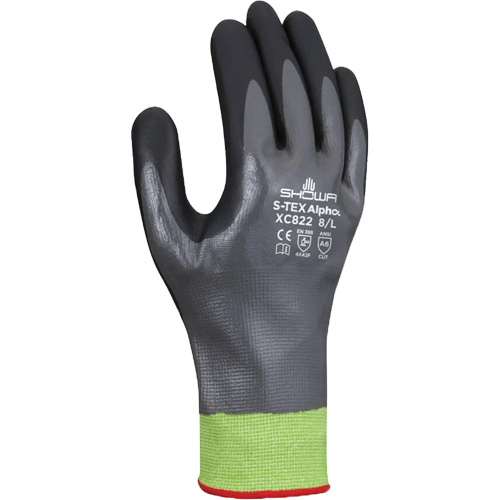 Gants r&eacute;sistants &agrave; la coupe S-TEX Alpha XC822, Taille 2T-Grand/10, Calibre 18, Rev&ecirc;tement Nitrile, Enveloppe en Tungst&egrave;ne, ASTM ANSI niveau A6 Distribution Élite MP