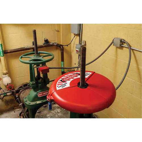Collapsible Gate Valve Lockout Device, Wheel Type Distribution Élite MP