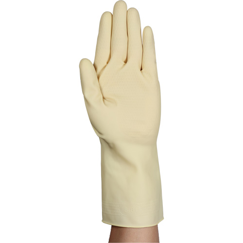 AlphaTec&reg; 87-137 Lightweight Natural Gloves, Size 7, 11.8" L, Rubber Latex, 16-mil Distribution Élite MP