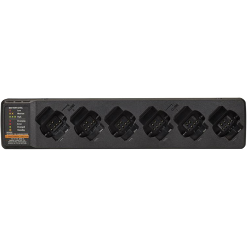 Chargeur multi-unit&eacute;s &agrave; 6 emplacements pour radio bidirectionnelle Curve Distribution Élite MP