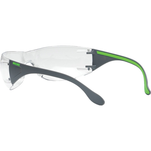 Adapt Lite Grey/Green Safety Glasses, Clear Lens, Anti-Fog/Anti-Scratch, ANSI Z87+/Meets/Exceeds CSA Z94.3 Distribution Élite MP