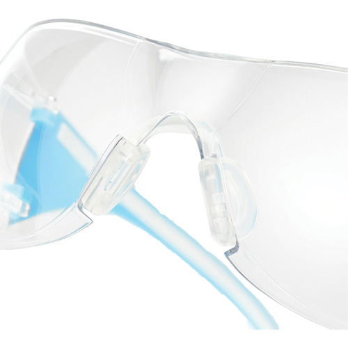 Adapt Lite Blue/White Safety Glasses, Clear Lens, Anti-Fog/Anti-Scratch, ANSI Z87+/Meets/Exceeds CSA Z94.3 Distribution Élite MP