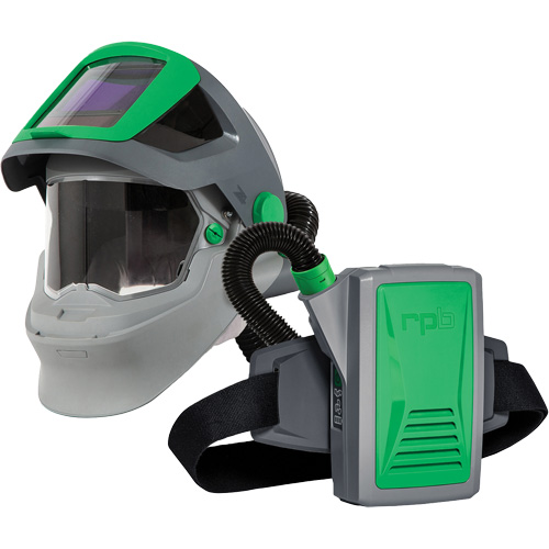 Respirateur de soudage Z4 avec joint de menton FR et APR motoris&eacute; PX5, Respirateur &agrave; masque/Masque de soudage Distribution Élite MP