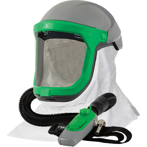 Z-Link Respirator with Tychem 4000 Shoulder Cape & C40, Facepiece Respirator/Welding Helmet Distribution Élite MP