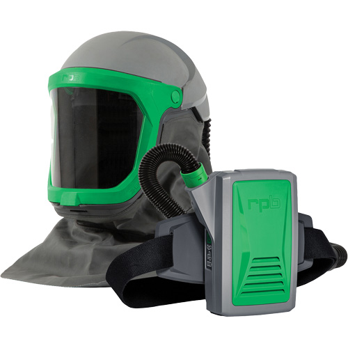 Z-Link Powered Air Respirator with Zytec FR Shoulder Cape, Facepiece Respirator/Welding Helmet Distribution Élite MP