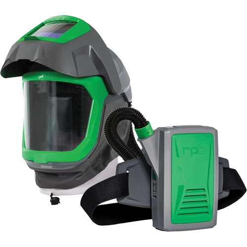 Z-Link Respirator Helmet with Face Seal, Visor & Belt Mount, Facepiece Respirator/Welding Helmet, Lithium-Ion Battery Distribution Élite MP