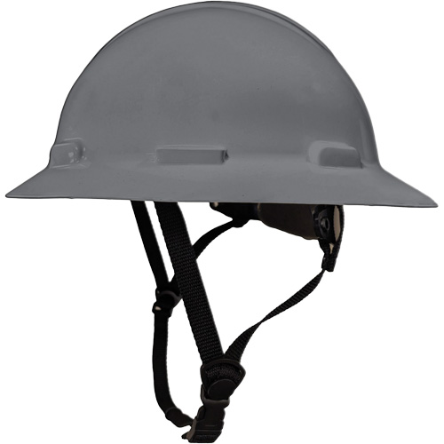 Casque de s&eacute;curit&eacute; &agrave; bordure compl&egrave;te LIDGUARD avec mentonni&egrave;re, R&eacute;pond aux normes CSA type 2, Suspension Rochet, Ventil&eacute; Distribution Élite MP