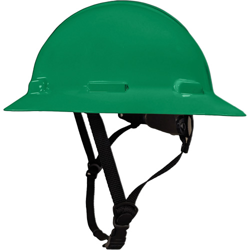 Casque de s&eacute;curit&eacute; &agrave; bordure compl&egrave;te LIDGUARD avec mentonni&egrave;re, R&eacute;pond aux normes CSA type 2, Suspension Rochet, Ventil&eacute; Distribution Élite MP