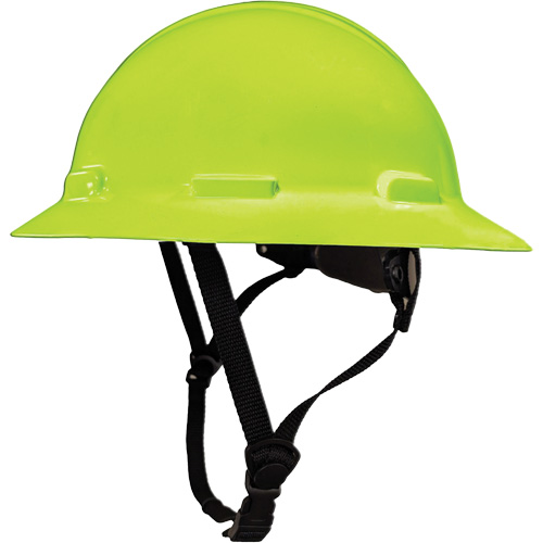 Casque de s&eacute;curit&eacute; &agrave; bordure compl&egrave;te LIDGUARD avec mentonni&egrave;re, R&eacute;pond aux normes CSA type 2, Suspension Rochet, Ventil&eacute; Distribution Élite MP